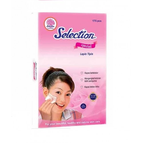 Selection Facial Cotton Special Kapas Tipis - 175pcs